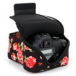 Accessory Power USA Gear Neoprene SLR Sleeve with Scratch Resistant Protection Floral