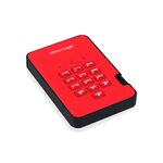 ISTORAGE 1TB DISKASHUR2 256-BIT - RED - USB 3.0