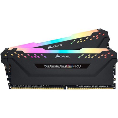 CORSAIR VENGEANCE RGB DDR4 2933Mhz 32GB 2x 288 DIMM Unbuffered 16-18-18-36 Black