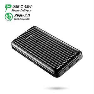 Zendure A6PD - Batterie portable 20000 mAh USB-C QC 3.0 Crush-Proof  (Noir)