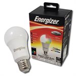 Energizer - Ampoule intelligente Wifi LED A19 Blanche et Multicolore