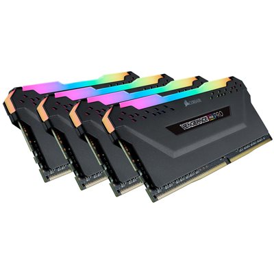 CORSAIR VENGEANCE RGB PRO 32GB (4x8GB) DDR4 4266 (PC4-34100) C19 Desktop memory  Black