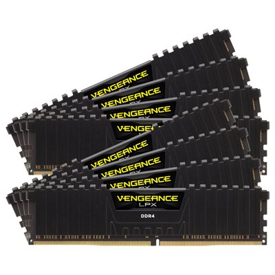 CORSAIR VENGEANCE PDX 64GB (8x8GB) DDR4 4266 (PC4-34100) C19 for Intel X299  Black