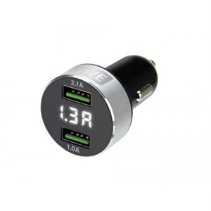 Accessory Power ReVIVE DV2 USB Smart Charger with Display - Dual USB ports