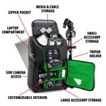 ACCESSORY POWER USA GEAR Professional DSLR Camera and Laptop Backpack  GREEN