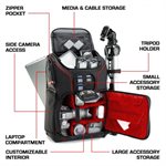 ACCESSORY POWER USA GEAR Professional DSLR Camera and Laptop Backpack  RED