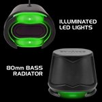 ACCESSORY POWER ENHANCE SB2 2.0 High Excursion Computer Speakers with LED Lights - Green