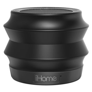 iHome iBT61 Portable Collapsible Bluetooth Speaker with Speakerphone*BLACK*