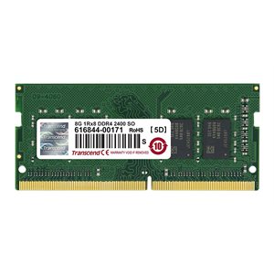 TRANSCEND 8GB DDR4 2400 SODIMM 1Rx8 IND