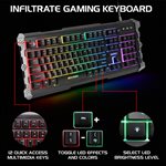 ACCESSORY POWER ENHANCE Infiltrate Membrane Keyboard