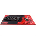 ACCESSORY POWER ENHANCE Pathogen XXL Fabric Mouse Pad RED