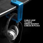 ACCESSORY POWER ENHANCE HEADPHONE MOUNT BLUE