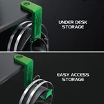 ACCESSORY POWER ENHANCE HEADPHONE MOUNT GREEN