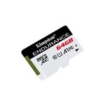 Kingston 64GB microSDXC Endurance 95R/30W C10 A1 UHS-I Card Only