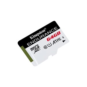 Kingston 64GB microSDXC Endurance 95R/30W C10 A1 UHS-I Card Only