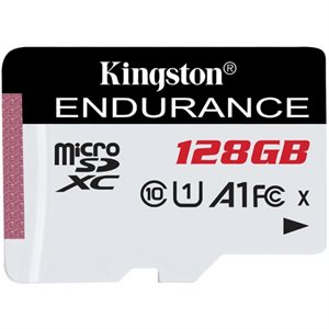 Kingston 128GB microSDXC Endurance 95R/45W C10 A1 UHS-I Canada Retail