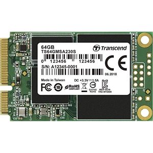 TRANSCEND 64GB mSATA SSD SATA3 3D TLC