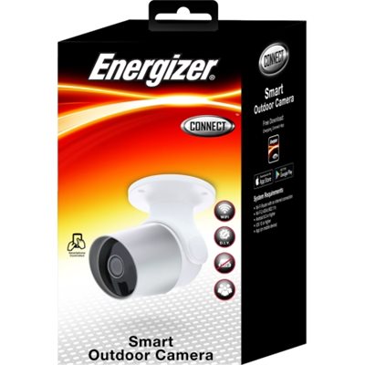 Energizer WIFI 1080P Outdoor HD Camera White *ENG PKG ONLY