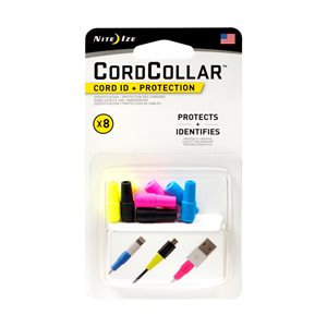 NITE IZE CordCollar  Cord ID + Protection - 8pk Assorted