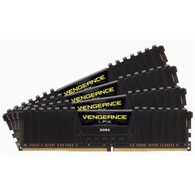 CORSAIR VENGEANCE LPX 128GB (4x32GB) DDR4 2666 (PC4-21300) C16 1.2V Desktop Memory - Black