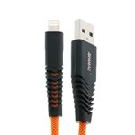 ARMORALL 6ft Lightning USB Cable Orange