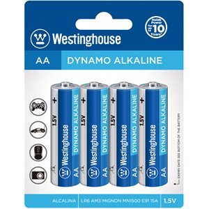 Westinghouse AA Dynamo Alkaline ( 4 pack blister)