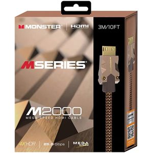 Monster - Mseries M2 HDMI 25GBPS - 9 pieds