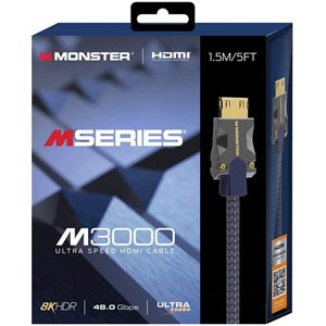 Monster - HDMI Cable MSeries M3 48 GBPS - 4ft