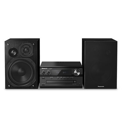 Panasonic SCPMX90K 120W Hi-Resolution Bluetooth Audio System - Black & Silver