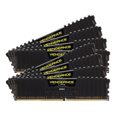 CORSAIR VENGEANCE LPX 256GB (8x32GB) DDR4 3200 (PC4-25600) C16 1.35V Desktop Memory - Black