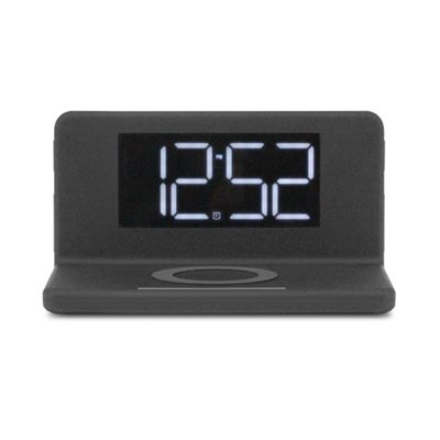 ALURATEK Qi Wireless Charging FM Alarm Clock with Nightlight