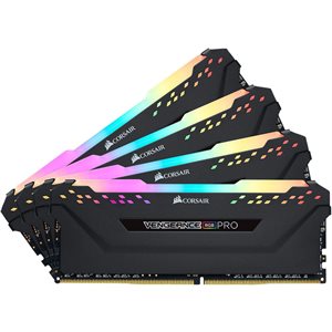 CORSAIR VENGEANCE RGB PRO 128GB (4x32GB) DDR4 3000 (PC4-24000) C16 Desktop memory-Black