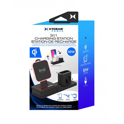 Xtreme 3in1 10W Wireless Charging Sta