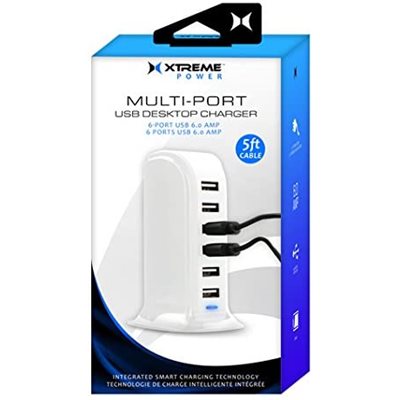 Xtreme 6-Port Desktop USB Charger