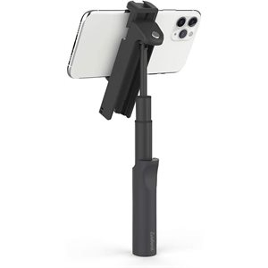 Adonit - Poignée 7 en 1 avec support réglable multi-angles, perche à selfie, télécommande Bluetooth, support universel pour tél. intéligent - noir