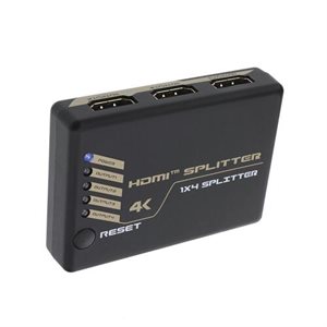 XTREME HDMI 4-Way Splitter W/ Power Ad