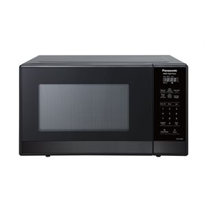 Panasonic Countertop Microwave, 20 Exterior Width, 900W Watts, 0.9 cu. ft. Capacity Black