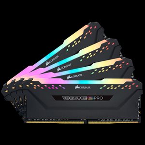 CORSAIR VENGEANCE RGB PRO 64GB (4x16GB) DDR4 3200 (PC4-25600) C16 Desktop memory - Black