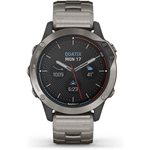 Garmin Quatix 6 Sapphire Titanium Gray with Titanium Band