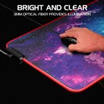 ACCESSORY POWER ENHANCE LED Soft XXL Extended Gaming Mouse Mat Galaxy