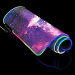 ACCESSORY POWER ENHANCE LED Soft XXL Extended Gaming Mouse Mat Galaxy