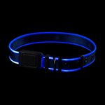 NITE IZE NiteDog Rechargeable LED Collar - M - Blue/Blue LED