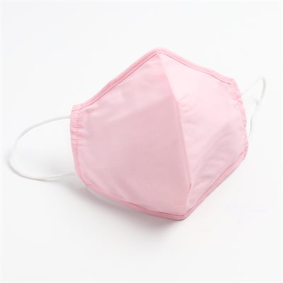 Masques lavables et réutilisables en tissu HORST (Coton/Polyester) Rose (Paquet de 5)