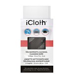 Lingettes nettoyantes iCloth iCA70 à base d'alcool isopropylique 70% - Boite de 500 lingettes