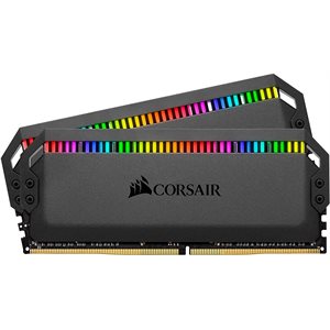 CORSAIR DOMINATOR PLATINUM RGB 32GB (2x32GB) DDR4 3200 (PC4-25600) C16 1.35V - Black