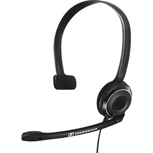 Sennheiser PC 7 USB - Casque mono USB pour PC et MAC avec micro unidirectionnel