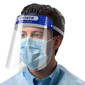 Écran facial - Visière de protection intégrale en PVC