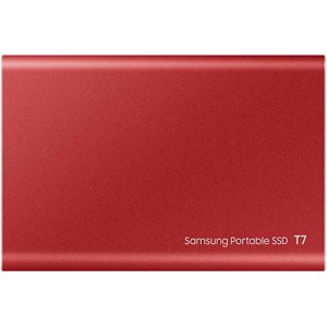 SAMSUNG USB 3.2 Gen. 2 T7 500GB Portable SSD - Red