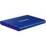 SAMSUNG USB 3.2 Gen. 2 T7 500GB Portable SSD - Blue