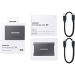 SAMSUNG USB 3.2 Gen. 2 T7 1TB Portable SSD - Grey